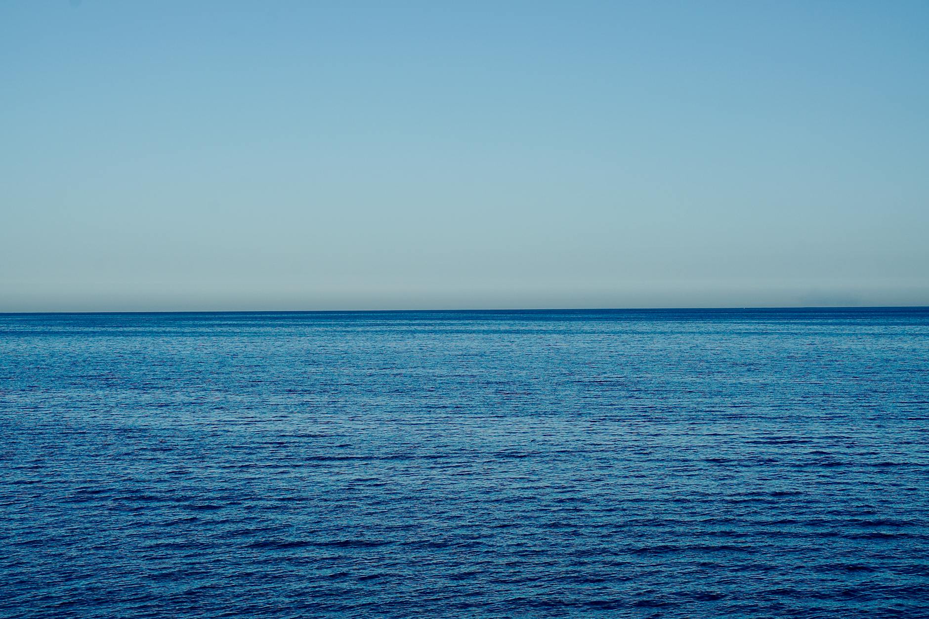 “The blue” meaning the metaphorical open distance/space in the sky.