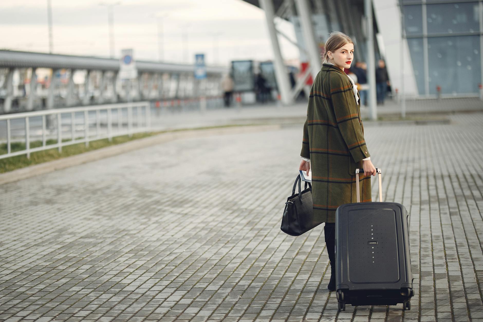 CARRY-ON — a small bag brought onto the plane
