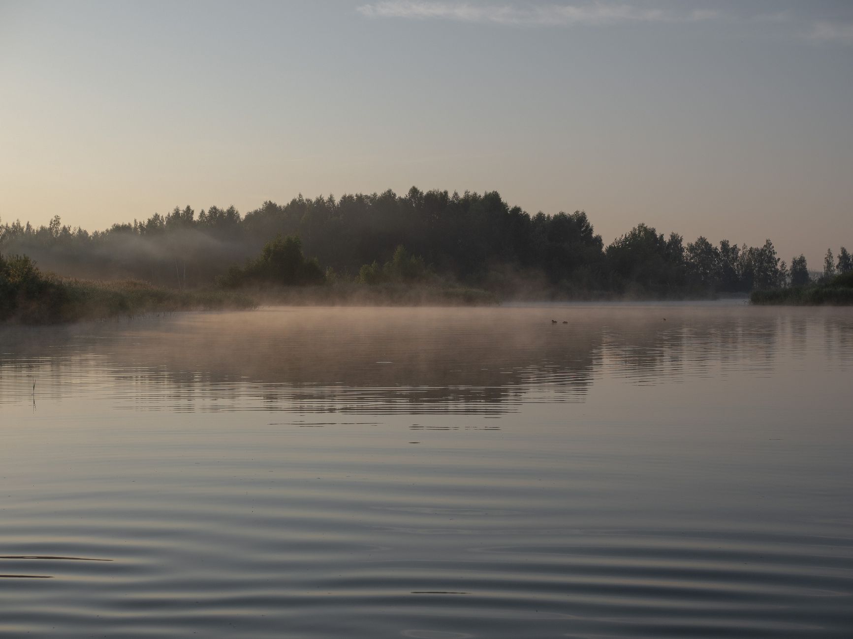 CALM — water that is tranquil and undisturbed