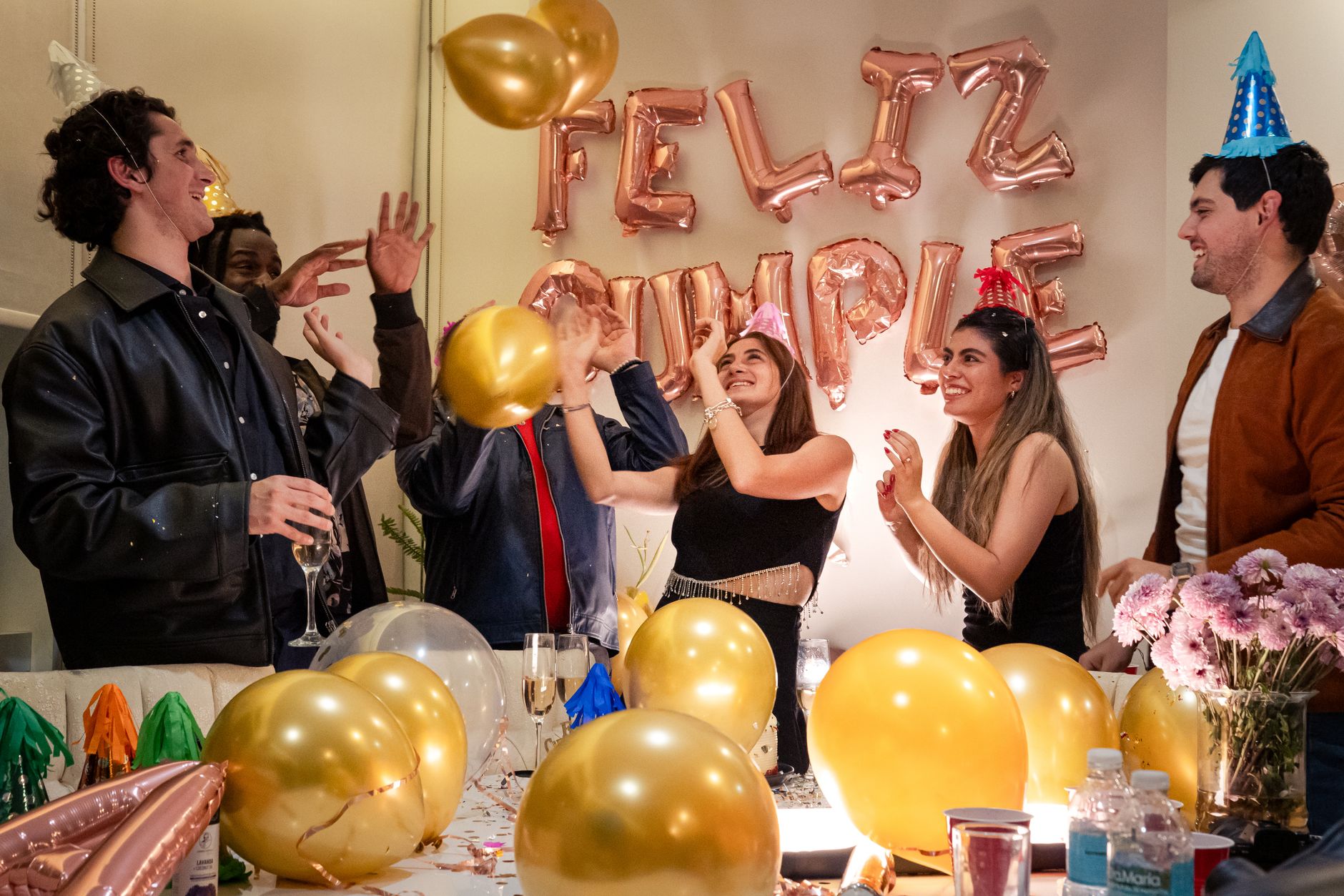 PARTY — to attend social events