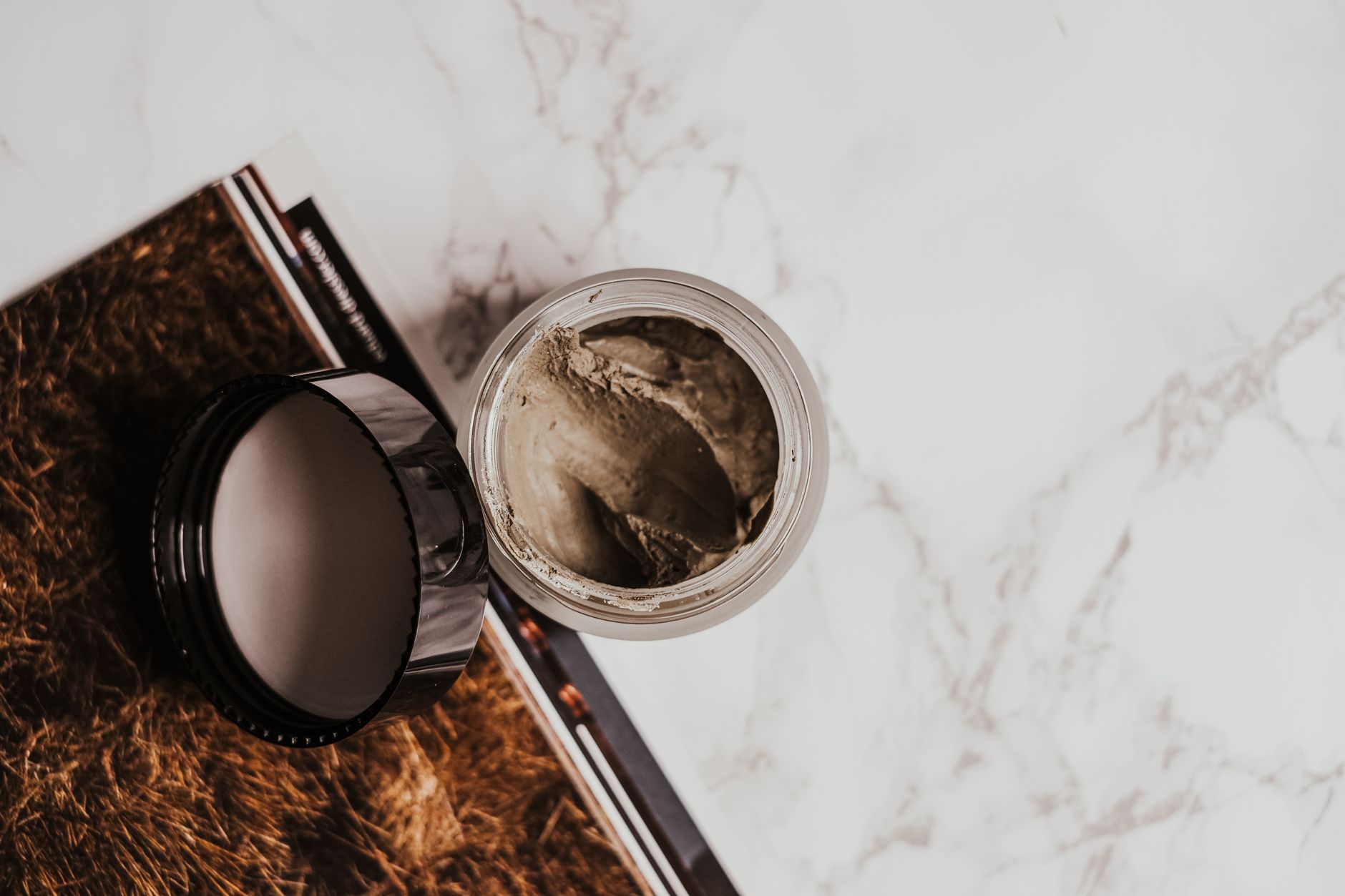 CLAY MASK — a facial mask made with clay