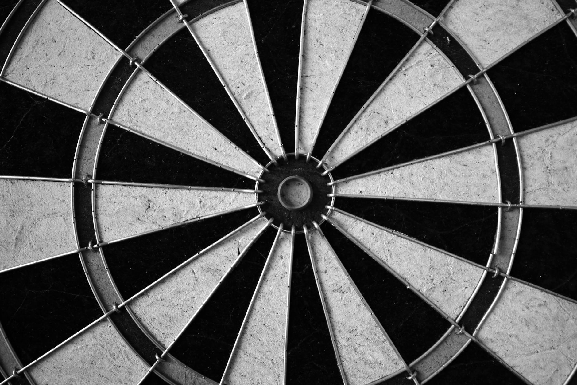BULLSEYE — the exact center of a target