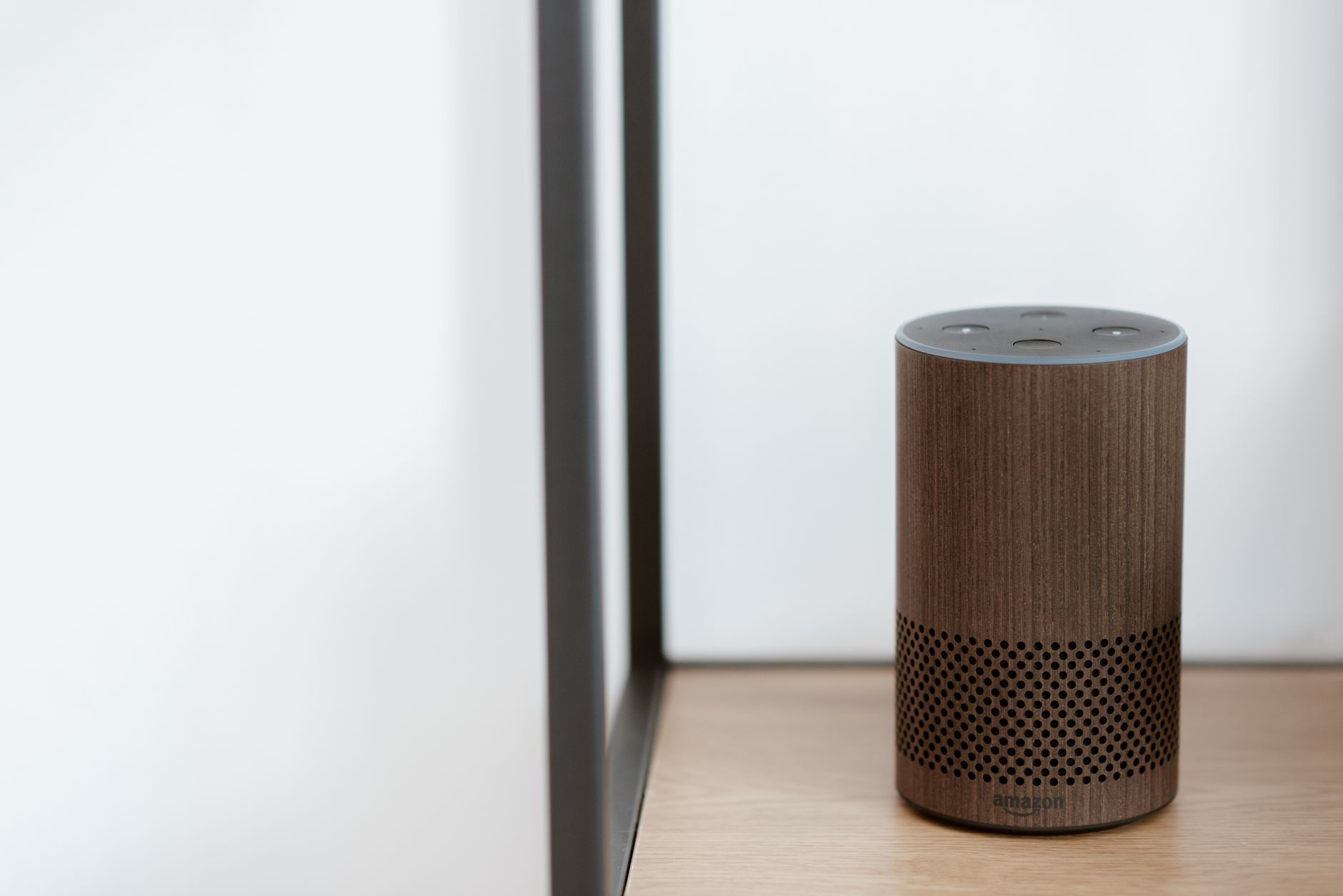 ALEXA: a smart speaker representing a word that starts with an 'ale' drink
