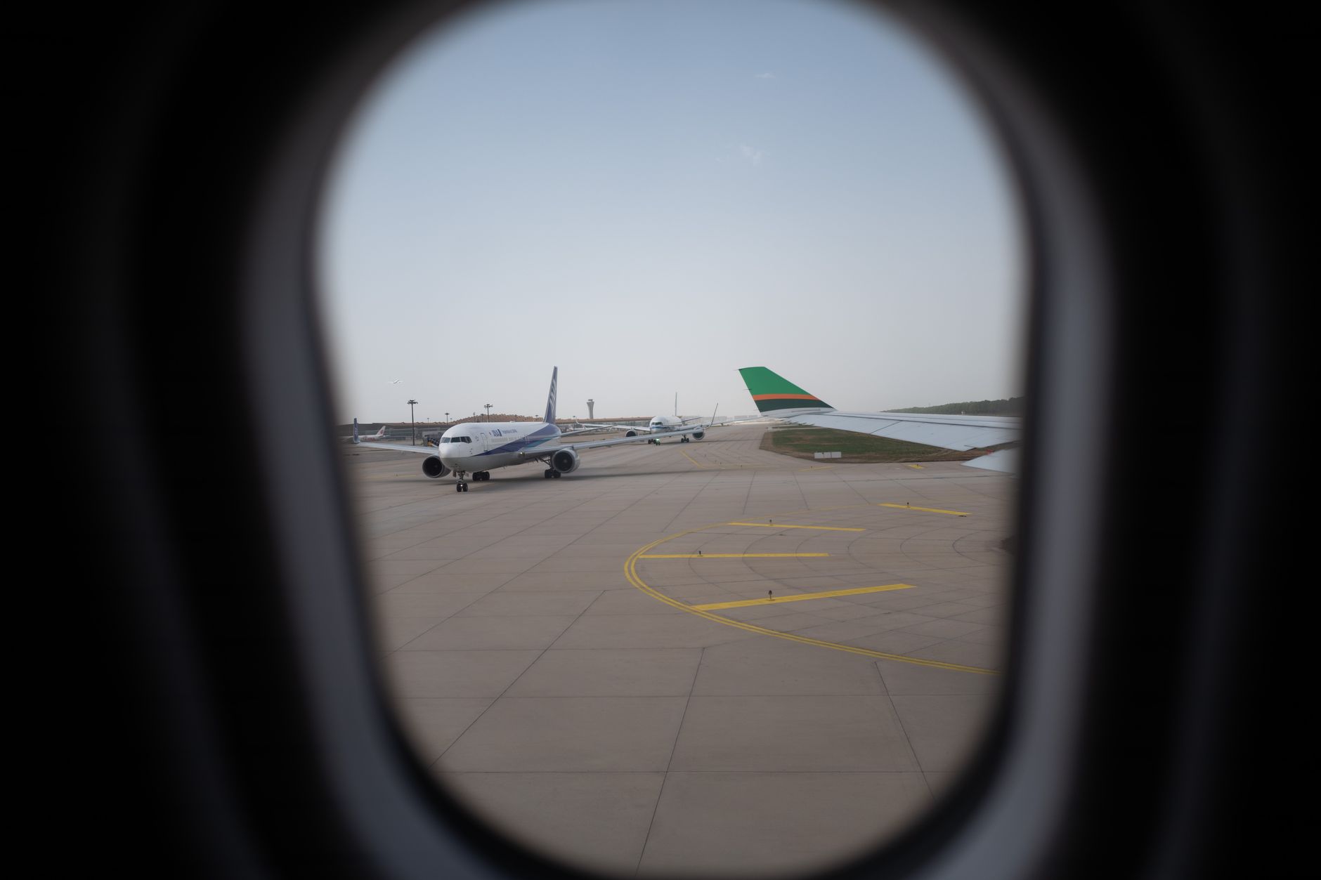 APRON showing the aircraft parking/loading area
