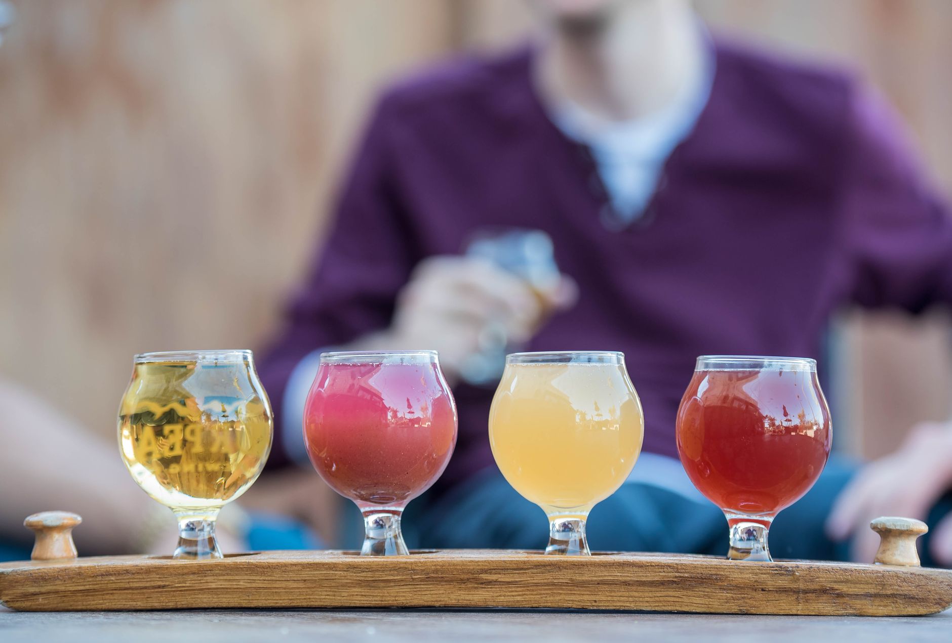 FLIGHT — a set of small pours/tastes