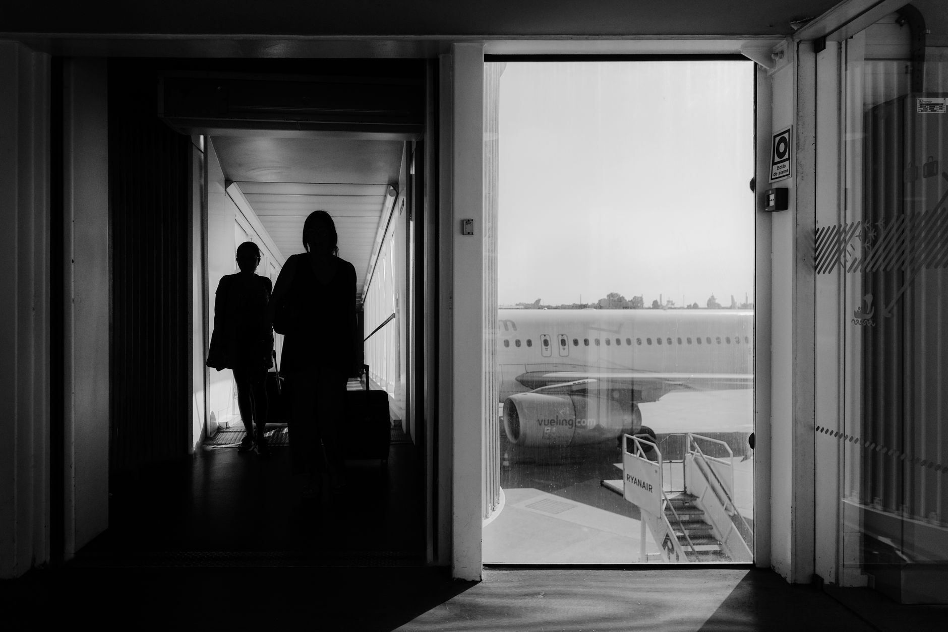 BOARDING — the act of getting onto the aircraft